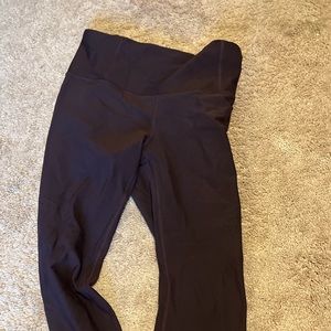 Lululemon leggings color: Maroon
